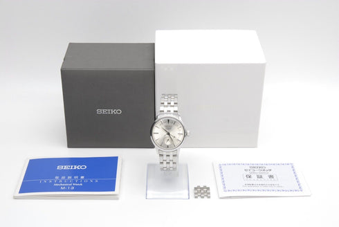 【 BOXED N MINT+ 】 Seiko Presage SARY079 Silver Dial AT Men's Watch from JAPAN